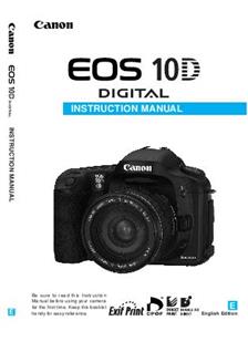 Canon EOS 10D manual. Camera Instructions.